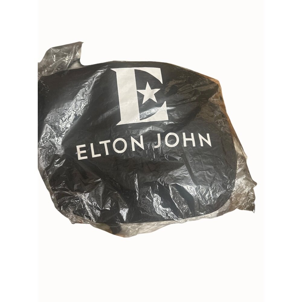 Elton John Black tote  With Star Logo canvas‎  Goodbye Yellow brick road